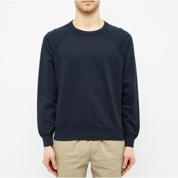 SAVE KHAKI SUPIMA FLEECE CREW SWEATER - Picture 1 of 6